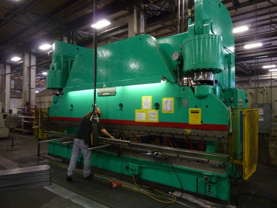 Cincinnati 750 Ton x 20 Foot Hydraulic Press Brake, Machine ID: 7521